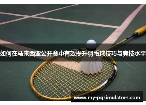 如何在马来西亚公开赛中有效提升羽毛球技巧与竞技水平
