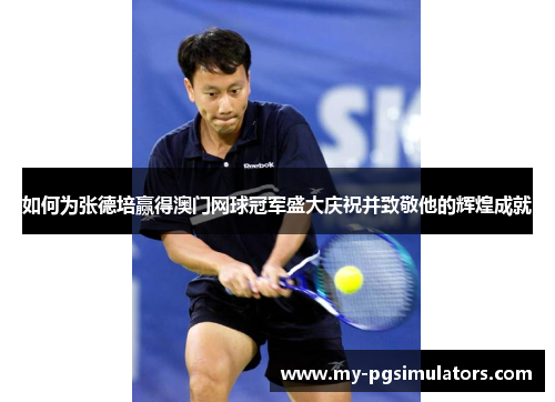如何为张德培赢得澳门网球冠军盛大庆祝并致敬他的辉煌成就
